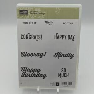 Stampin Up Stamp Set PERFECT PAIRINGS 141261 Stamping Cardmaking DIY Papercraft